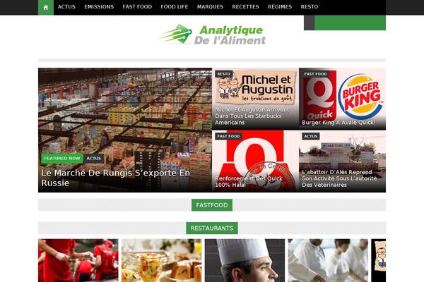 Nadia theme site design template sample
