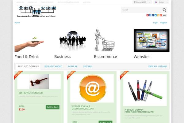 St theme site design template sample