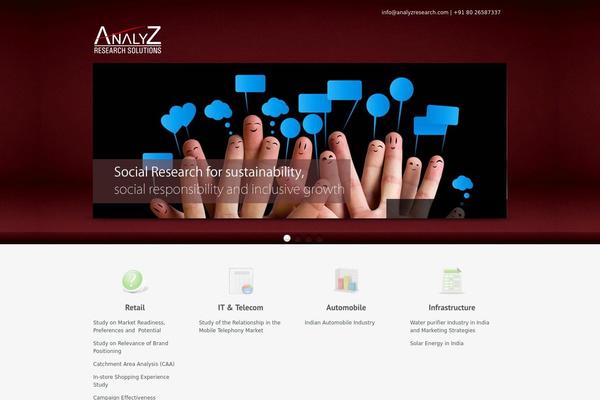 Minos theme site design template sample