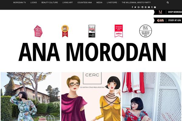 Mani theme site design template sample