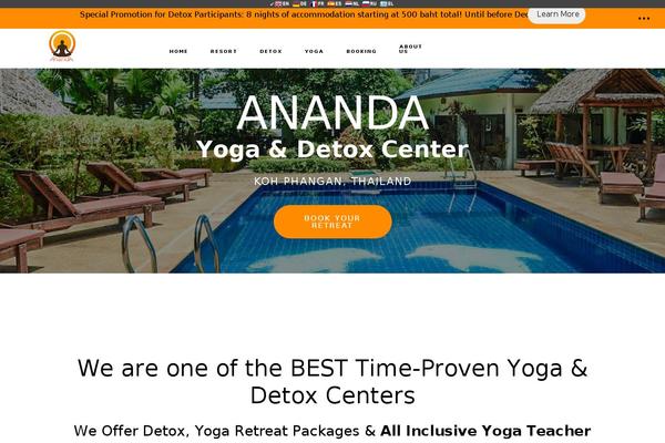anandaresort.com site used Ananda