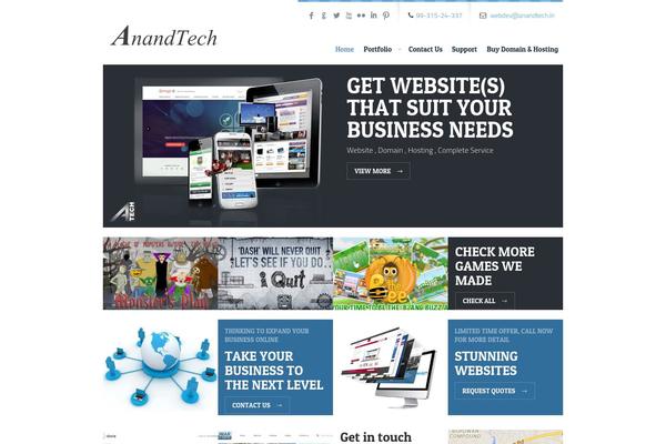 Bretheon theme site design template sample