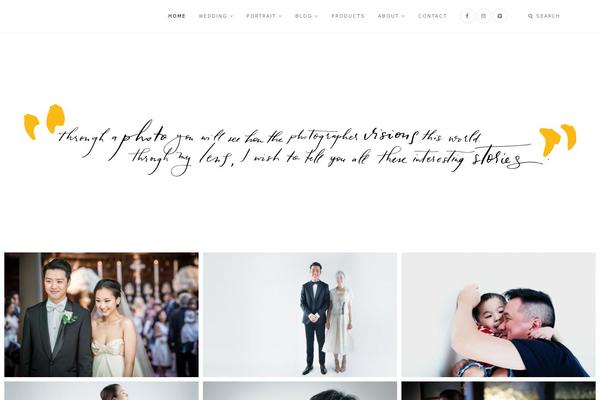Rhythm theme site design template sample