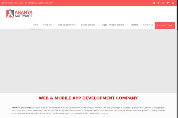 ananyasoftware.com site used Ananya