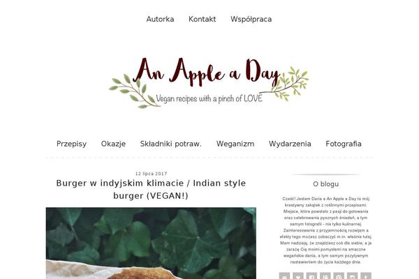 Foody theme site design template sample