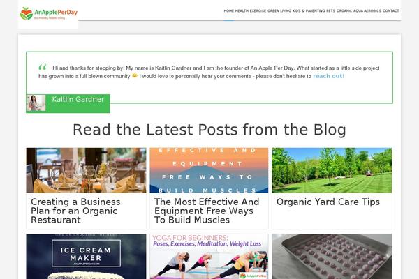 Storied theme site design template sample