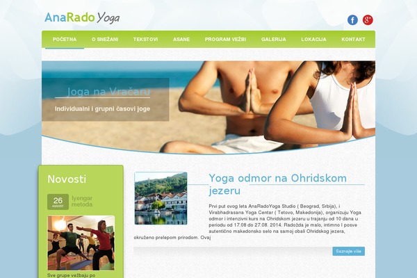 Wellness theme site design template sample