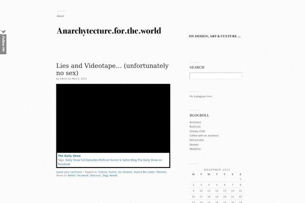 Modernist theme site design template sample