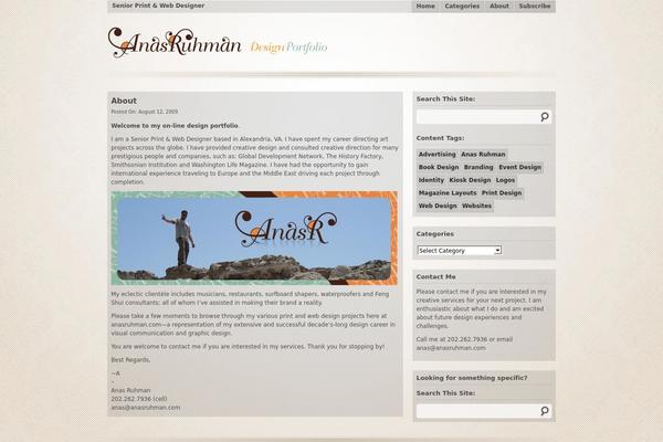 anasruhman.com site used Photographic