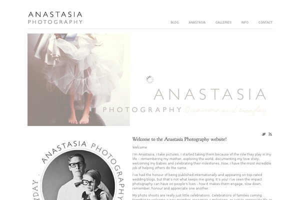 anastasiaphotography.ca site used Rue