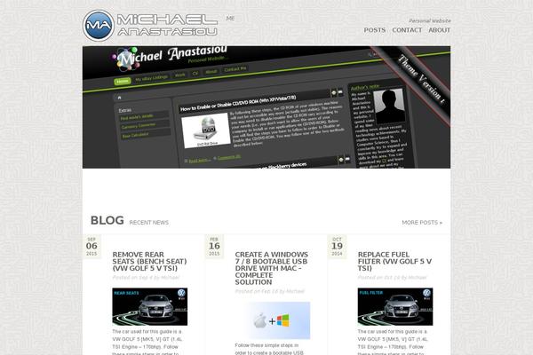 Flexible theme site design template sample