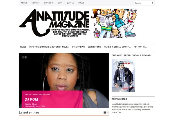 anattitude.net site used Unspoken