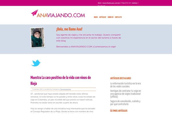 anaviajando.com site used Anaviajando