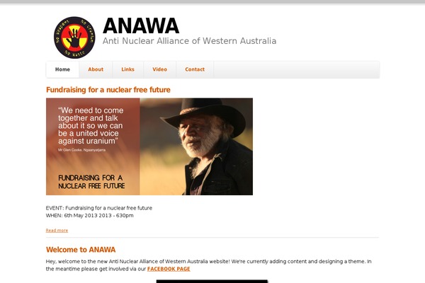 anawa.org.au site used My Passion