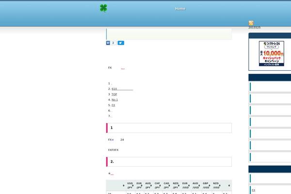 Clover theme site design template sample