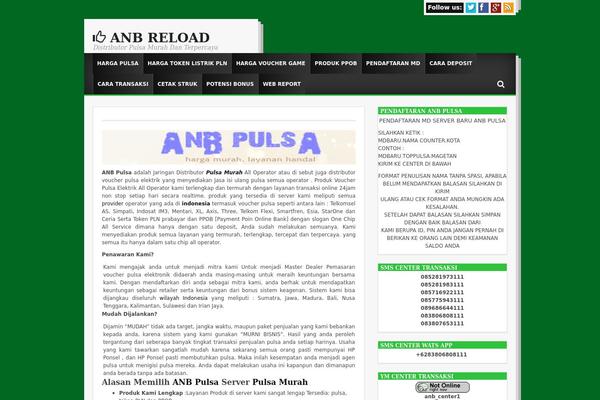 Site using Kento Social Share plugin