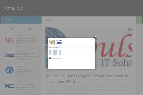 JustWrite theme site design template sample