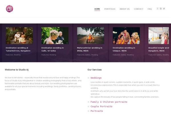 Sleek theme site design template sample