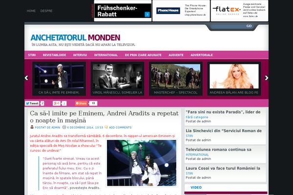 Scarlett theme site design template sample
