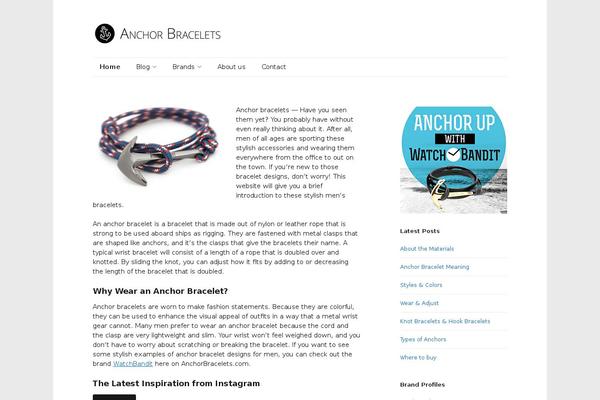 anchorbracelets.com site used Make
