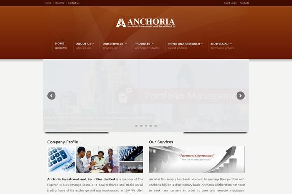 Manifest theme site design template sample