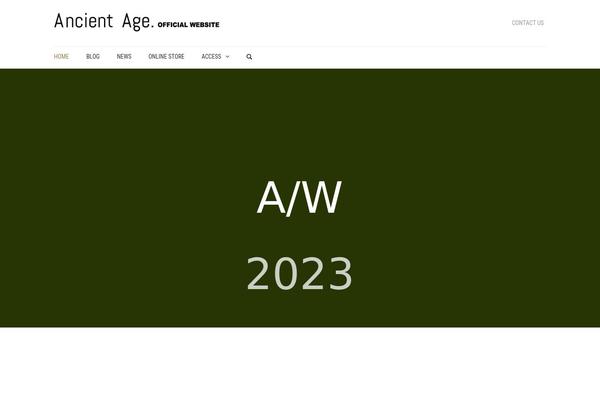 Oxygen Child theme site design template sample