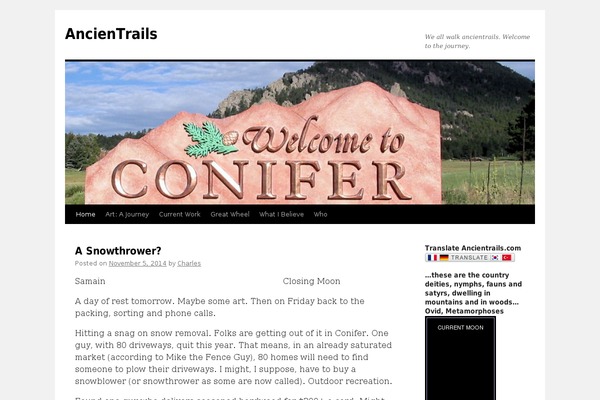 Site using Print-my-blog plugin