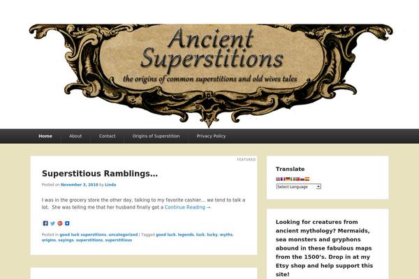 ancientsuperstitions.com site used Catch Evolution
