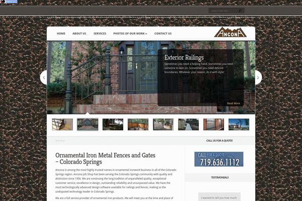 Aggregate theme site design template sample