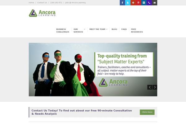 CoWorker theme site design template sample