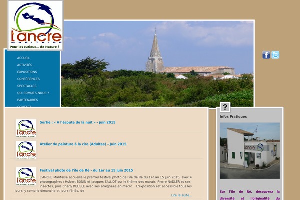 ancremaritaise.fr site used Ancre
