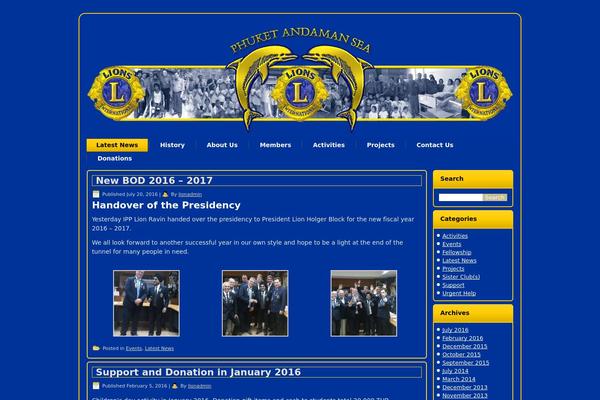 andamanlions.org site used Lionsnew2015