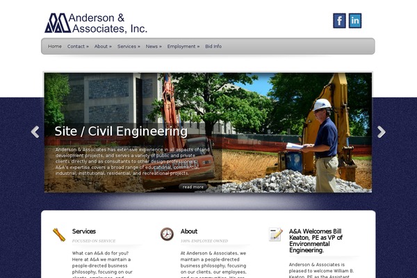 TheProfessional theme site design template sample