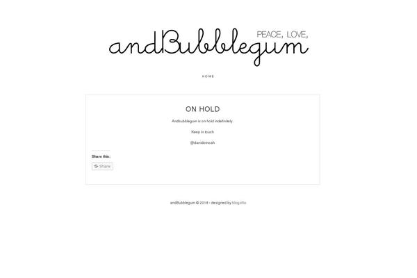 andbubblegum.com site used Sleek-child