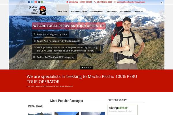 Tour Package V1.02 theme site design template sample