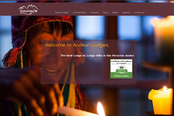 Storm theme site design template sample