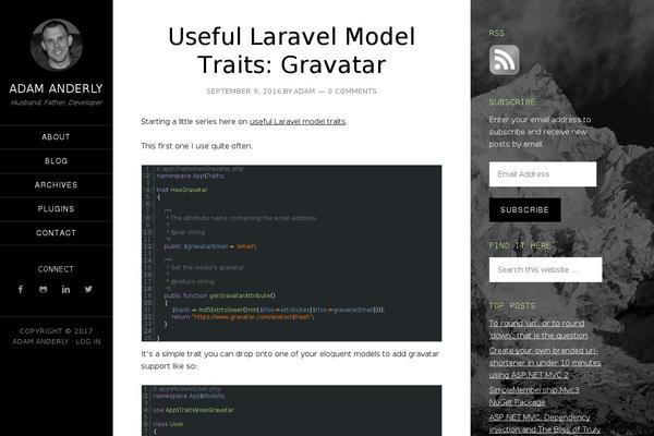 Site using WP-RecentComments plugin