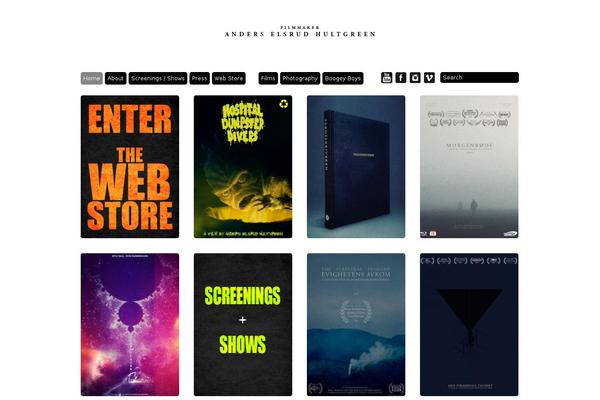 Grid Theme Responsive theme site design template sample