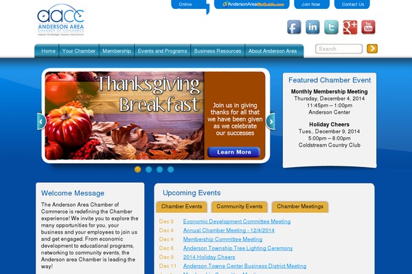 Chamber theme site design template sample