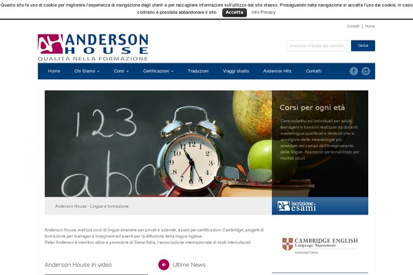 andersonhouse.it site used Andersonhouse