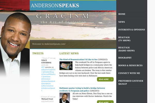 andersonspeaks.com site used Bridgeway