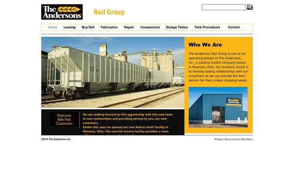 Anderson theme site design template sample