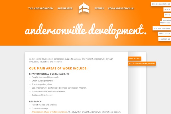 andersonvilledevcorp.org site used Andersonville