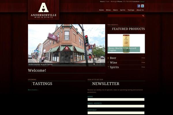 Aws theme site design template sample
