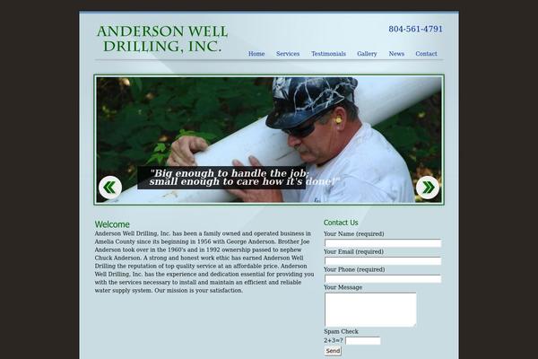 Simplicity theme site design template sample