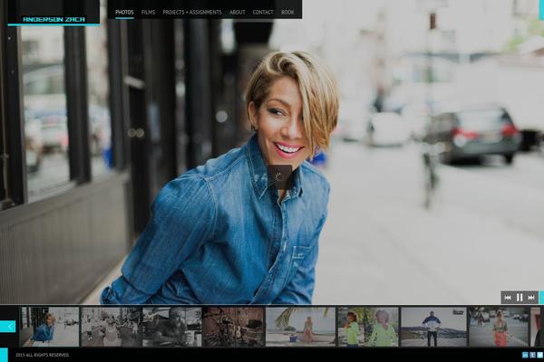 andersonzaca.com site used Invictus_3.0.37