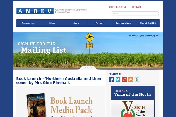 andev-project.org site used Andev