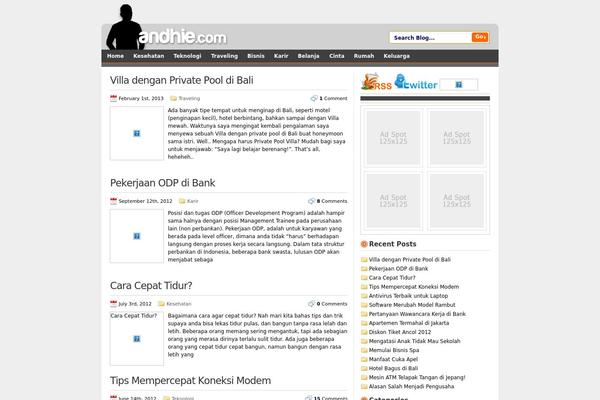 Tt theme site design template sample