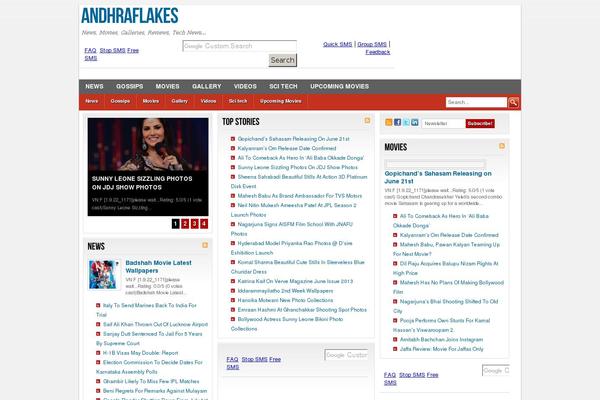 andhraflakes.com site used Aft