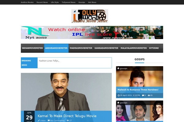 Adams theme site design template sample